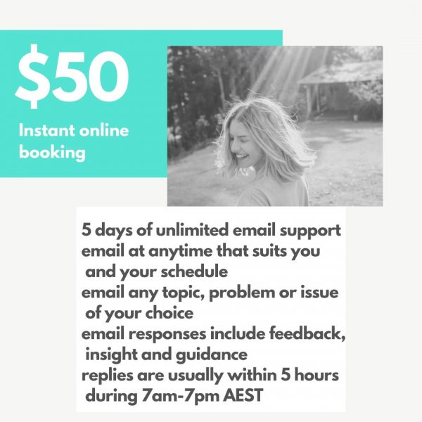 What is online therapy email support